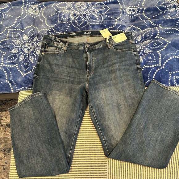 NWT Mid rise Slim Bootcut A.N.A Jeans womens Plus Size Jeans Size - Picture 1 of 6